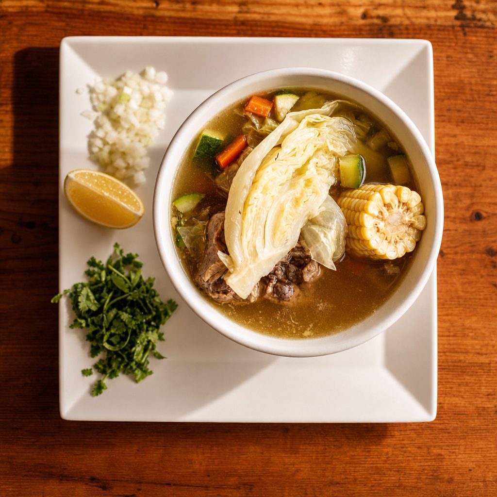 Sopa de Res.