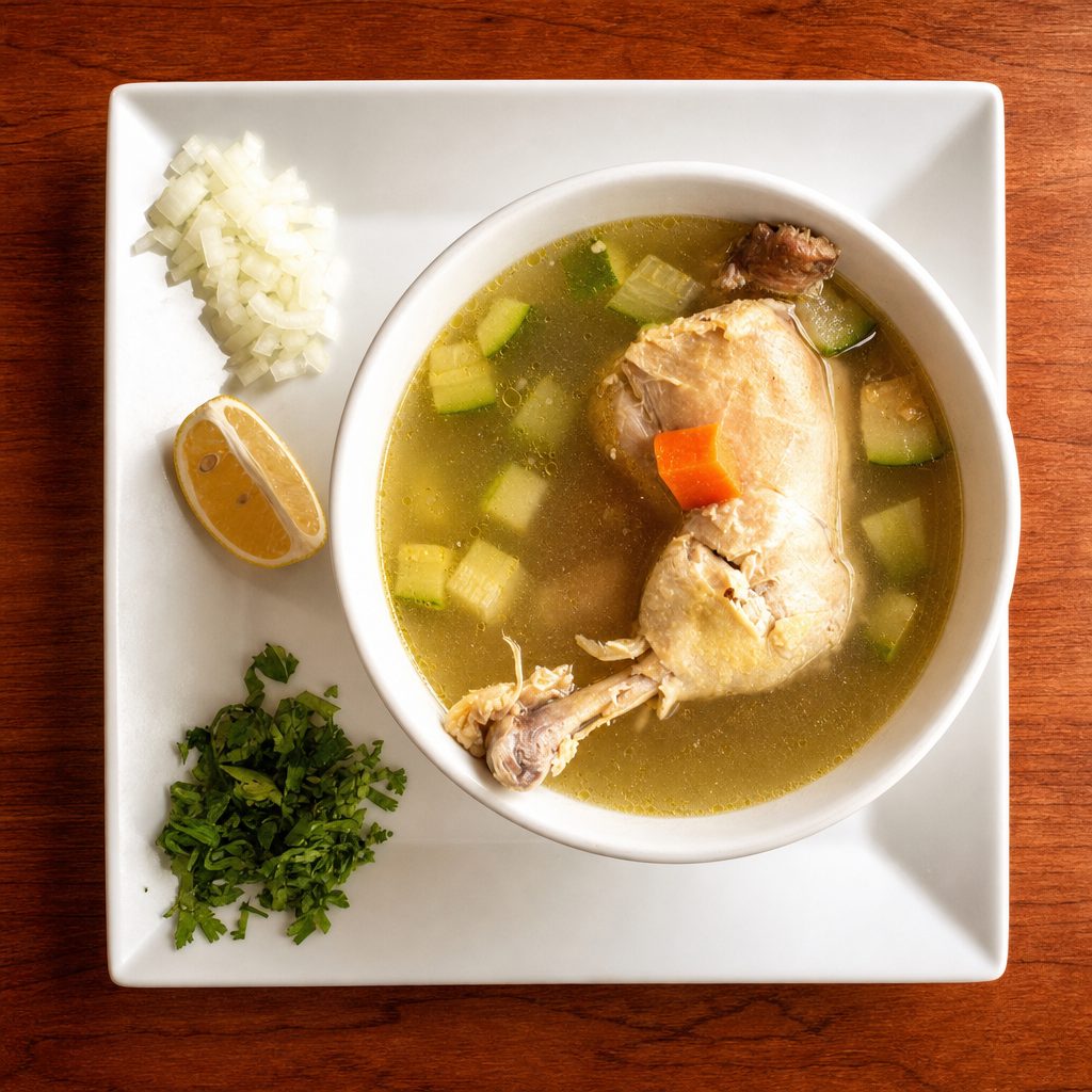Sopa de Pollo.