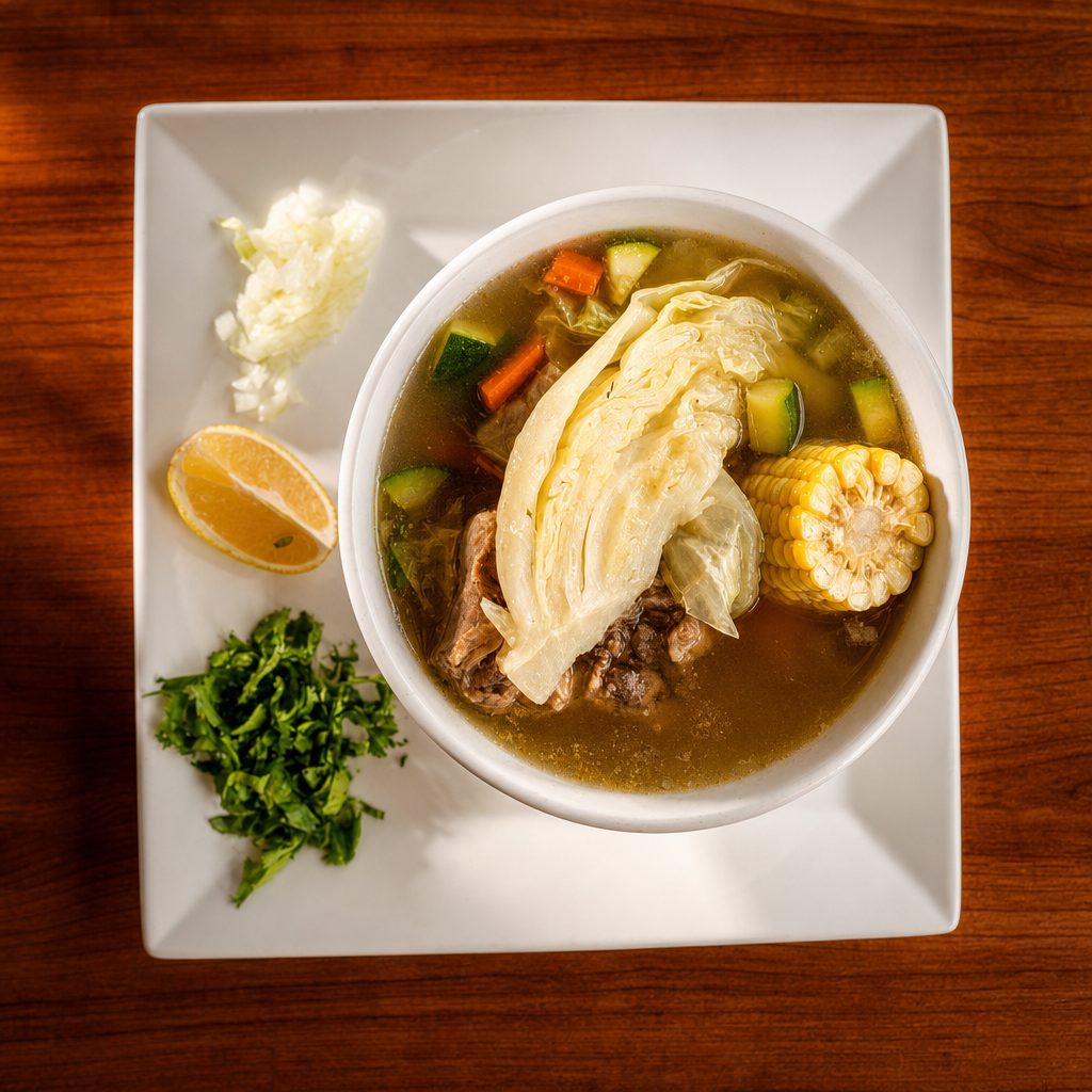 Sopa de Res Pequena.