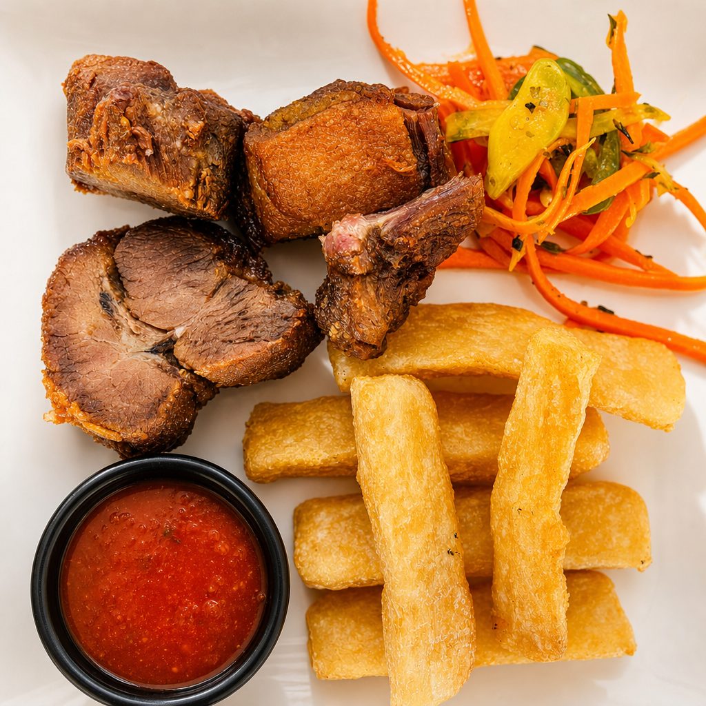 Yuca Cocida o Frita.