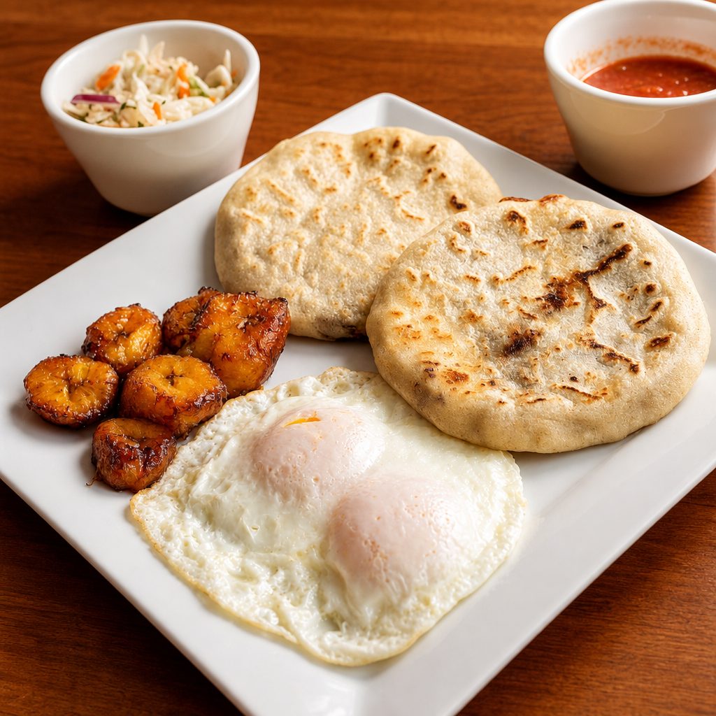 Pupusas Breakfast.