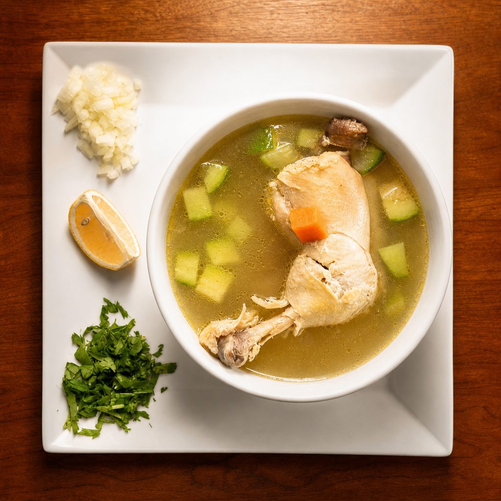 Sopa de Pollo Pequena.